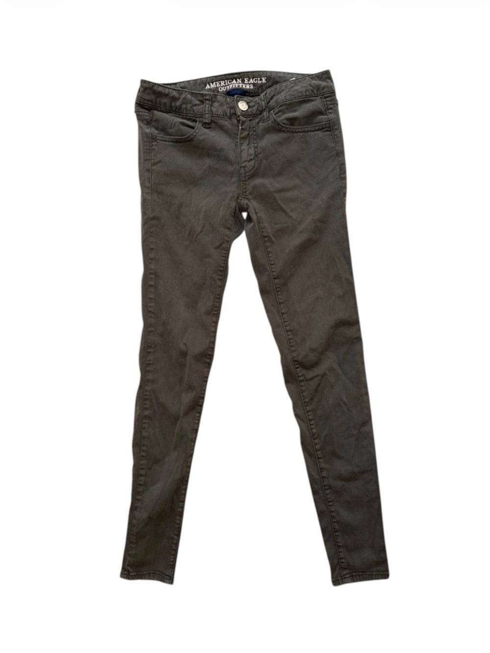 American Eagle Olive Green Skinny Jeans